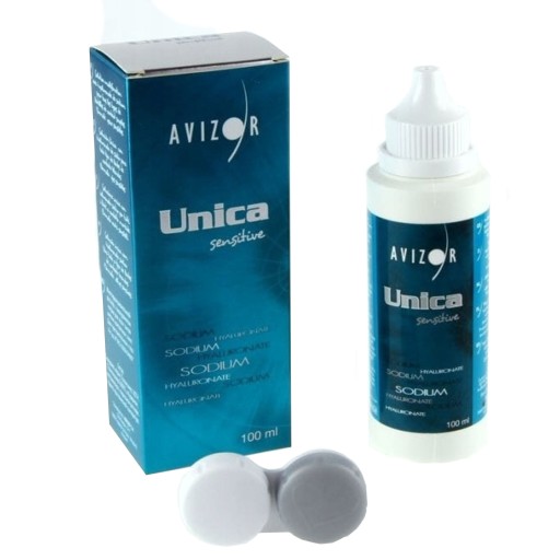 AVIZOR UNICA SENSITIVE tekutina na šošovky 100 ml