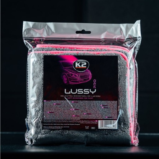 K2 LUSSY 40x40 mikrovláknová utierka na sušenie a leštenie, hrúbka 1200g/m2