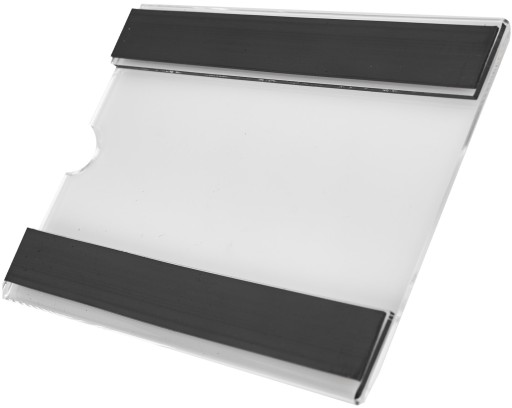 VRECKO NA PLAKÁT C PLEXI S MAGNETICKOU PÁSKOU 2X 19 MM - A6 ÚR.