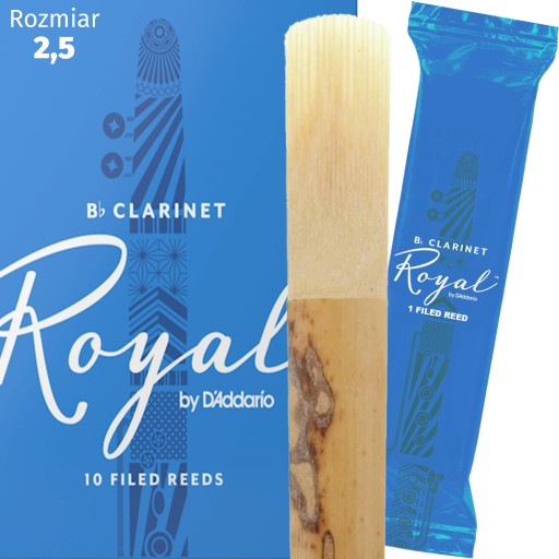 Bb 2,5 klarinetový plát Rico ROYAL Daddario RCB1025 1 ks.