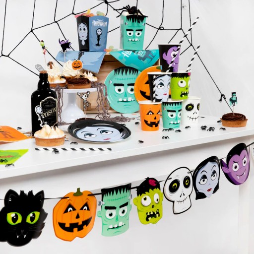 Strašidelné halloweenske balóny MONSTERS - 6 ks