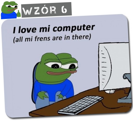 PEPE THE FROG MOUSE PAD SAD FROG MEME