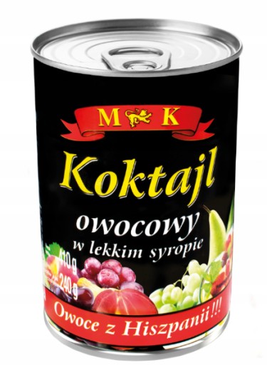 ovocný koktail v sirupe MK 0,41 kg