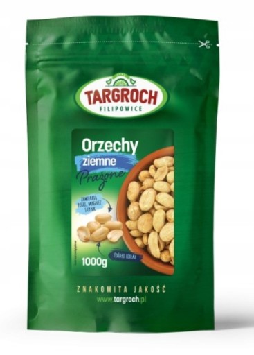 Arašidy pražené bez soli Targroch 1kg