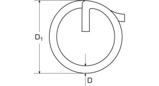 KRUHÁ NEREZOVÁ ŠPIČKA 1,5x20mm A4 / 2 kusy