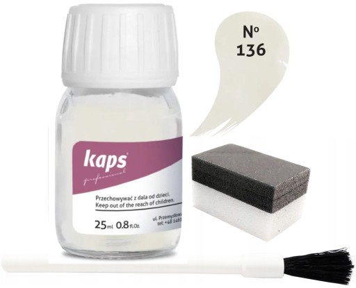 NÁTER NA RENOVÁCIU KOŽENÉHO ČALÚNENIA VOLANTU KAPS IVORY #136