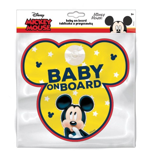 VÝSTRAŽNÁ TABUĽKA NA OKINÁ AUTA Sedem Disney Mickey Mouse