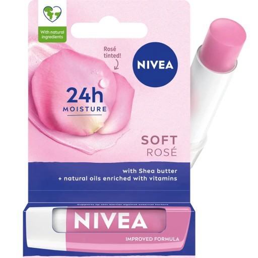 NIVEA LIP CARE SOFT ROSE hydratačný ružový lesk