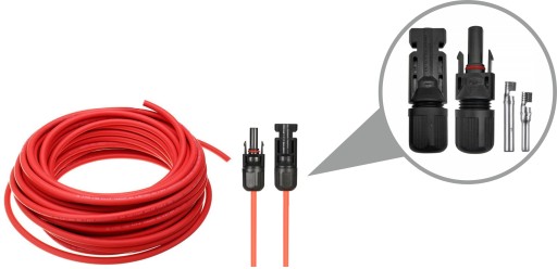 PREDLŽOVACÍ KÁBEL SOLÁRNY 2M 6MM2 PV MC4 PANEL