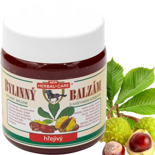 Konská masť s hrejivým gélom z pagaštanu na bolesti svalov v kĺboch 500 ml