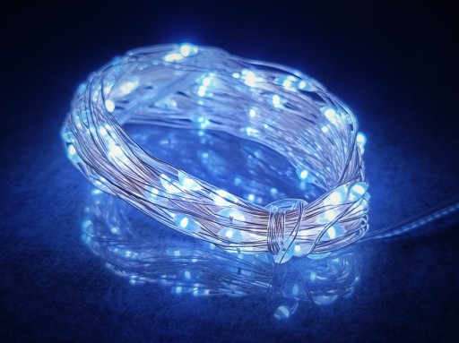 SVETLÁ NA VIANOČNÝ STROMČEK 100 LED BIELE, MIKRO LED SVIETIDLÁ NA VIANOČNÝ STROMČEK VIANOČNÝ STROMČEK
