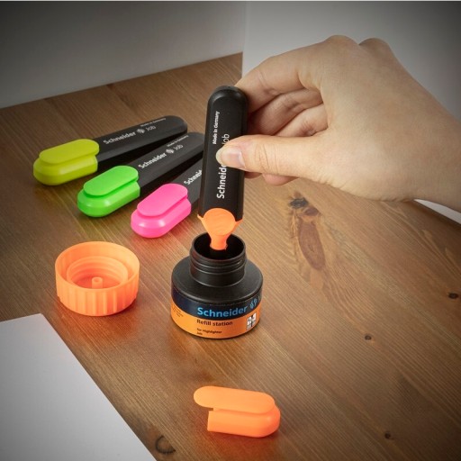 ZVÝRAZŇOVAČ TEXTU ZVÝRAZŇOVAČ 1-5 mm Schneider Job FLUORESCENT ŽLTÉ