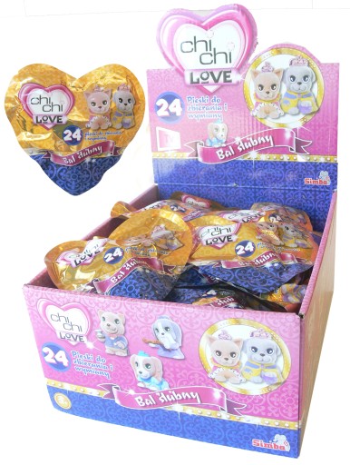 CHI CHI LOVE SVADOBNÁ TAŠKA PLNENÁ POSTAVA LOPTOU