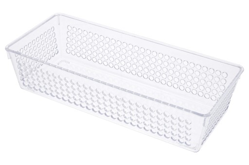 Úložná nádoba 27x11x6 cm plastový kôš na príslušenstvo