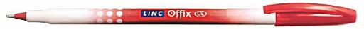 LINC OFFIX BALLPOINT ČERVENÝ HRUBÝ. čiary 0,33 mm