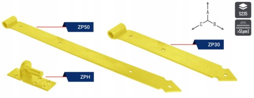 Záves na opasok 300x40/3,5 čapu priemer 14 v cene.