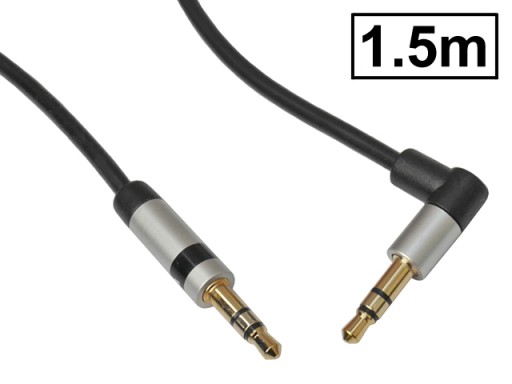 JACK kábel 3,5 mm 3P TRS stereo zástrčka-zástrčka SLIM VITALCO 1,5 m