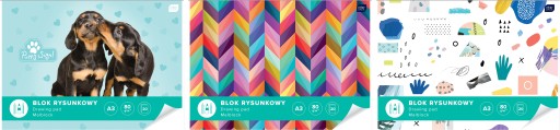BLOK NA KRESLENIE, BIELY A4, 20 listov