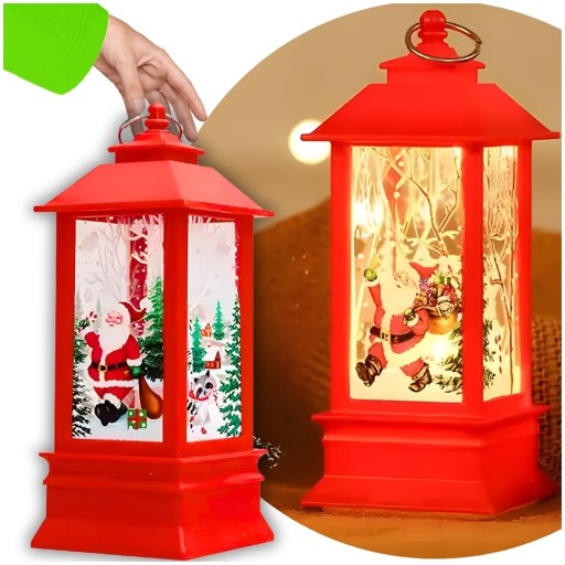 LAMPIÓN LAMPIÓN SANTA CLAUS ADVENT VIANOČNÝ ADVENT LED RORÁTY DEKORATÍVNE