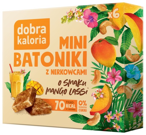 Mini tyčinky s príchuťou mango lassi 102g GOOD CALORIES