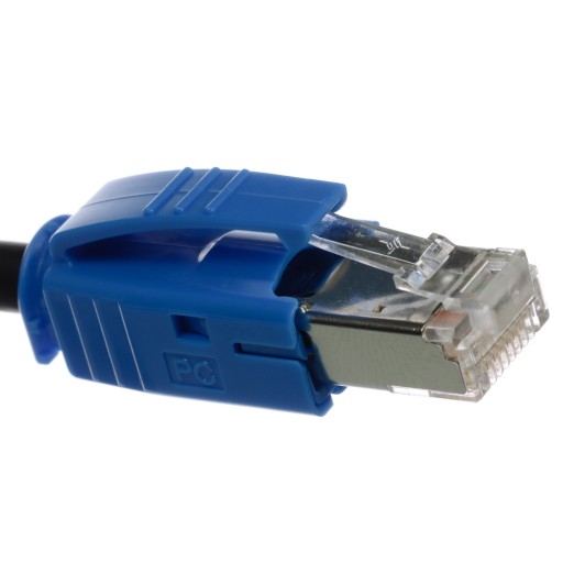 Telegartner Plug s krytom RJ45 FTP modrý