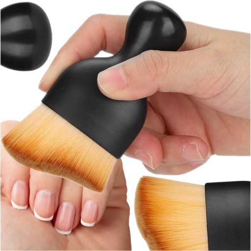Multifunkčný štetec na podkladový make-up pre peľ nechtov
