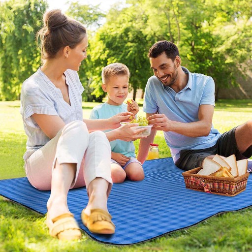 VEĽKÁ SKLADAČNÁ PLÁŽOVÁ PIKNIKOVÁ DEKA VODEODOLNÁ NA PIKNIK CAMPING 150x80