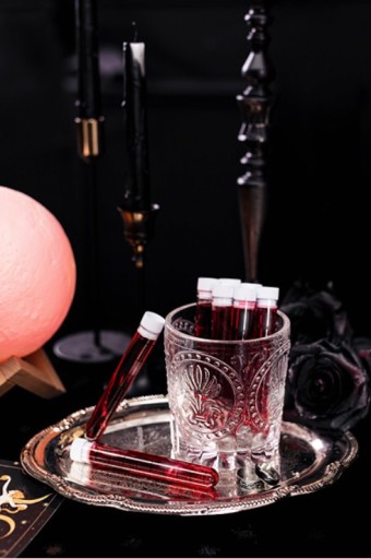 Halloween Okuliare Shots For Vampire Skúmavka Dekorácia 13ml 6ks