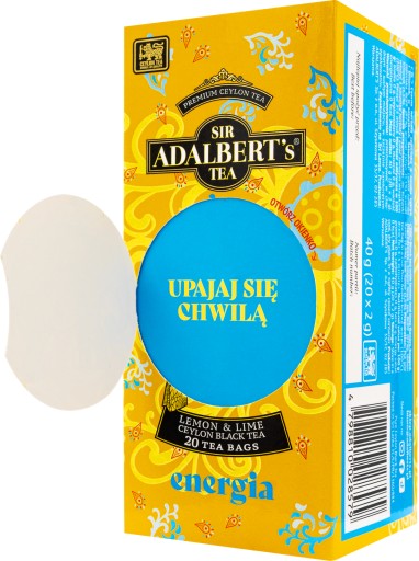 Čaj Adalbert's Lemon & Lime - sáčky 20 x 2g