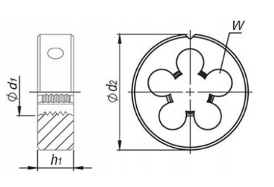 M11 ZÁVIERKA M11x1,00 mm ZÁVIT HSS METRIC