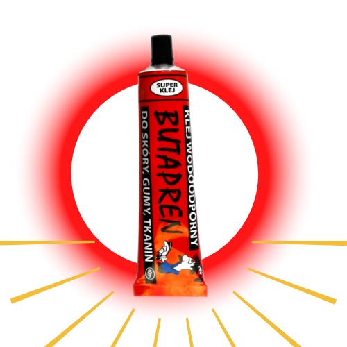 Butaprénové lepidlo 40 ml kožené gumené topánky