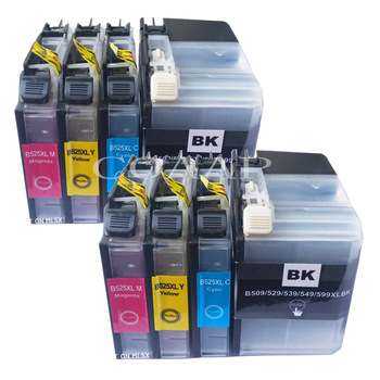 8x ATRAMENT PRE TLAČIAREŇ BROTHER DCP-J105 J100 MFC-J200