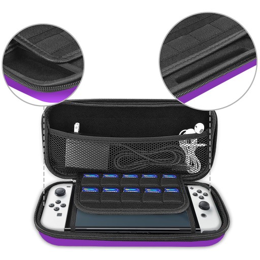 VYLEPŠENÉ POUZDRO PRE NINTENDO SWITCH OLED PURPLE