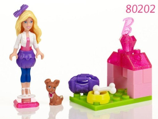 MEGA BLOCKS BARBIE BLOCKS SA VHODIA K SADA BLOKOV