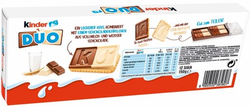 Sušienky Čokoláda Marquise Cookies Kinder Duo Kekse 150g Z Nemecka deti