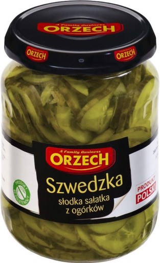 Orechový švédsky uhorkový šalát 710g
