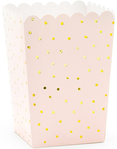 POPPER BOXES PINK J bodky ZLATÉ bodky x6