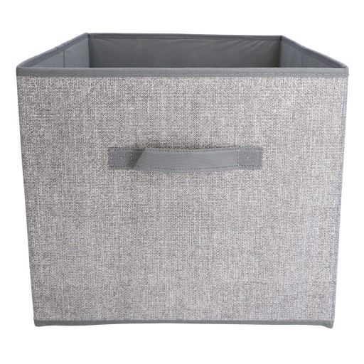 ORGANIZÁTOR ŠATNÍKA na prikrývky, textilný botník 31x31x31cm s rúčkou