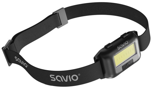 Batériová LED čelovka na elastickom remienku SAVIO FL-01