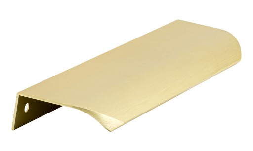 Okrajová rukoväť aplikovaná vpredu, matná zlatá - 160/180 mm UA02 AMIX