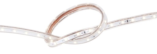 LED PÁS 230V 2835/60 1M IP68 5W TEPLÁ BIELA