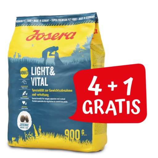JOSERA Krmivo pre psov 900g Light & Vital