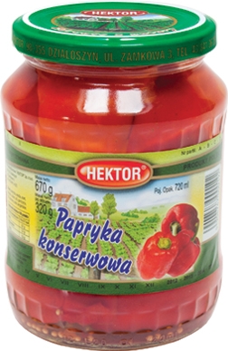 Hektor Paprika v konzerve 720ml