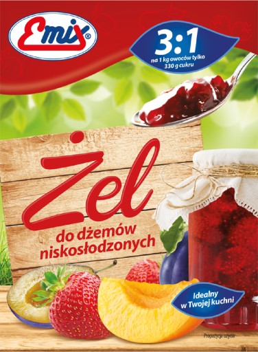 Emix Gél na džemy s nízkym obsahom cukru 3:1 30g