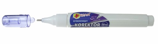 Korektorové pero s kovovým hrotom 12ml Shan
