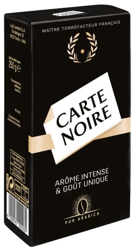 Carte Noire INTENSE mletá káva 100% Arabica 250 gramov dna Jedinečná