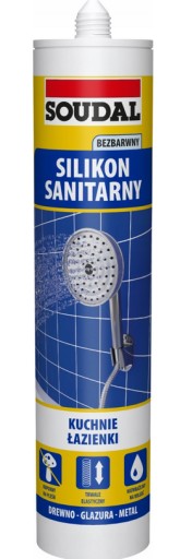 Soudal sanitárny silikón bezfarebný 280 ml