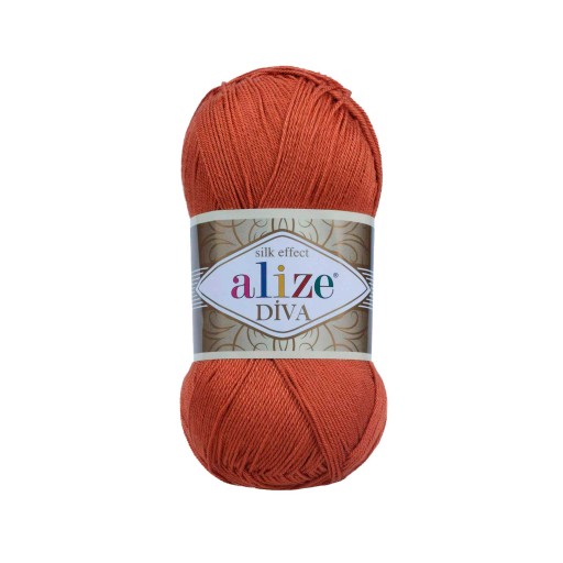 Priadza Diva - 36 Tehlovo červená Alize