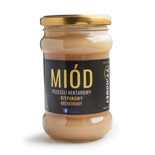 Med smotanový 400g PRAVÝ A PRÍRODNÝ KRÉMOVÝ med