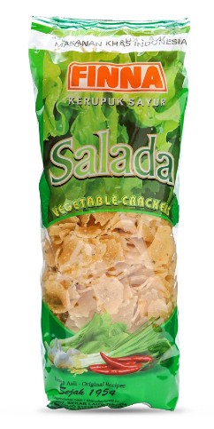 FINNA CHIPS 380G FINNA KERUPUK SAYUR SALADA VEGE CRACKERS